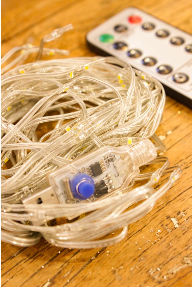 Cortina Decorativa De LED Natal - Copia